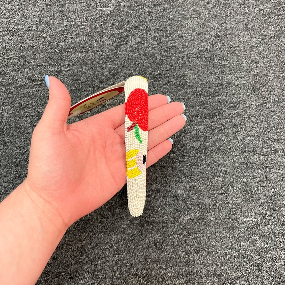 Back to School Themed Beaded Headband - Picture 4 of 5